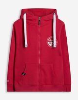 Propínací mikina - Potisk - cervena