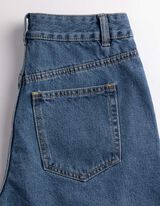Jeansshorts - Regular Fit - blau