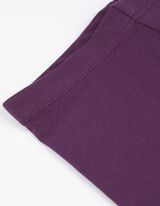 Leggings - Bandă elastică în talie - Mov inchis