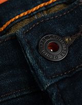 Džínsy - Modern Straight Fit - tmavomodra