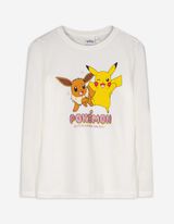 Langarmshirt - Pokémon - weiß