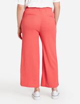 Palazzo pantalone - Bočni prorez - svetlo-crvena