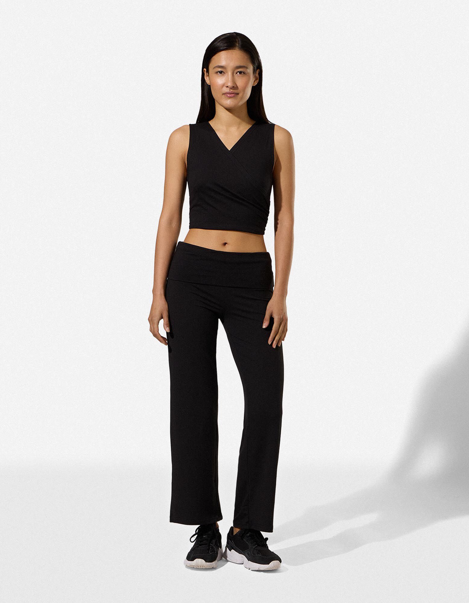 Yoga Top - Ademend - Zwart