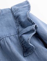 Bluse - Tencel - hellblau