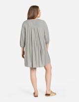 Bluza-haljina - Viskoza - tamno-zelena