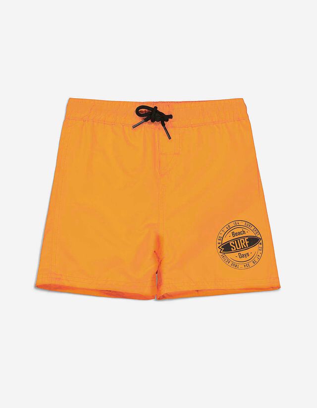 Boxer mare - Vita elasticizzata - arancione