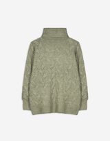 Maglione - maglia a cavo - verde scuro