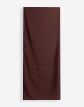 Tuch - einfarbig - braun