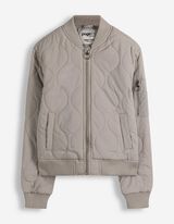 Blouson - einfarbig - beige