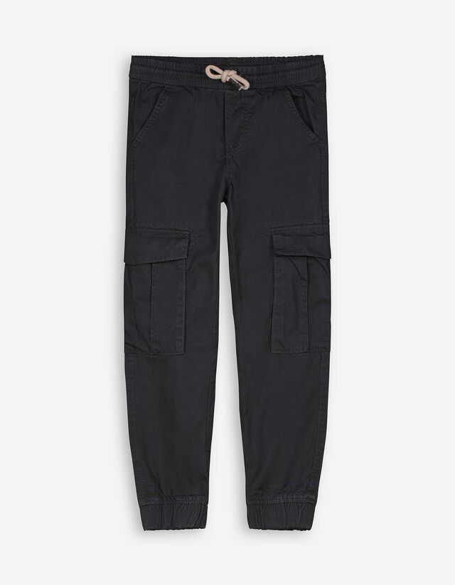 Pantaloni cargo - Lungime normală - Gri inchis