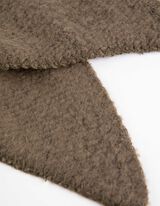 Šalikas - Vilnos išvaizda - tamsiai zalias