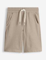 Shorts - Waffelstruktur - Beige