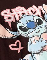 Majica kratkih rukava - Lilo i Stitch - tamno lila