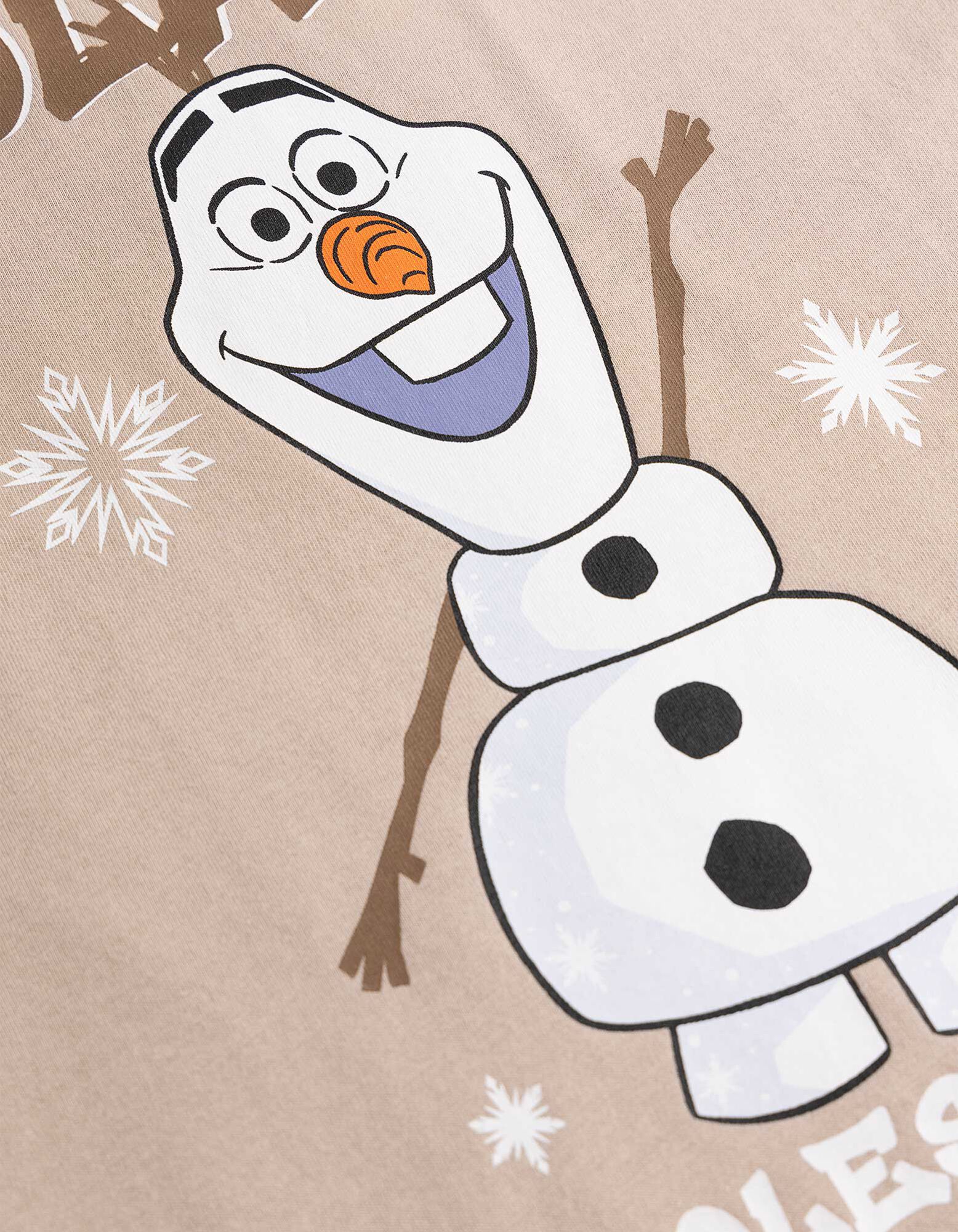 Langarmshirt - Frozen - Beige