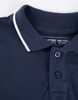 Tricou polo - Imprimeu - Albastru inchis