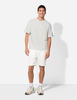 T-Shirt - Baumwoll-Mix - weiß