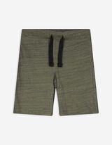 Shorts - Meliert - dunkelgrün