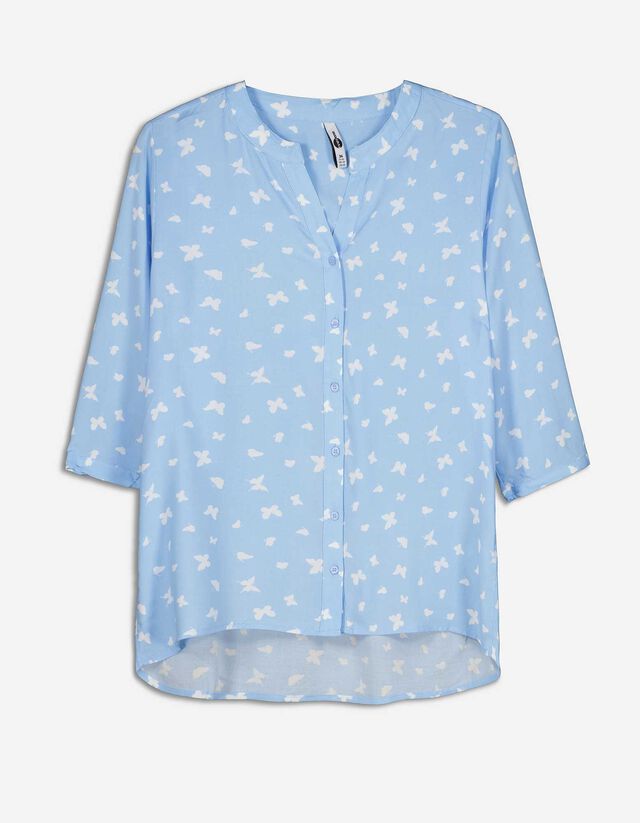 Blusa - LENZING™ ECOVERO™ - celeste