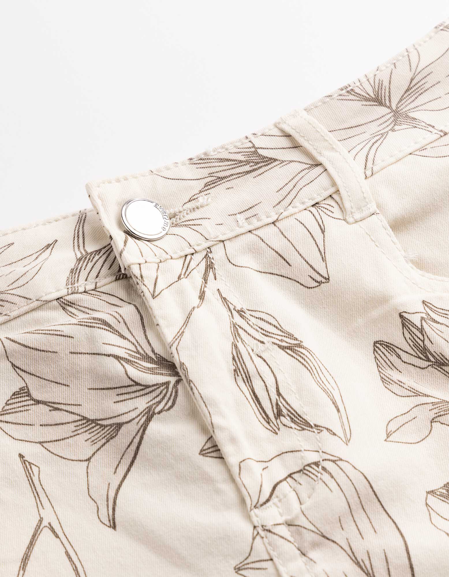 Caprihose - Twill - wei&szlig;
