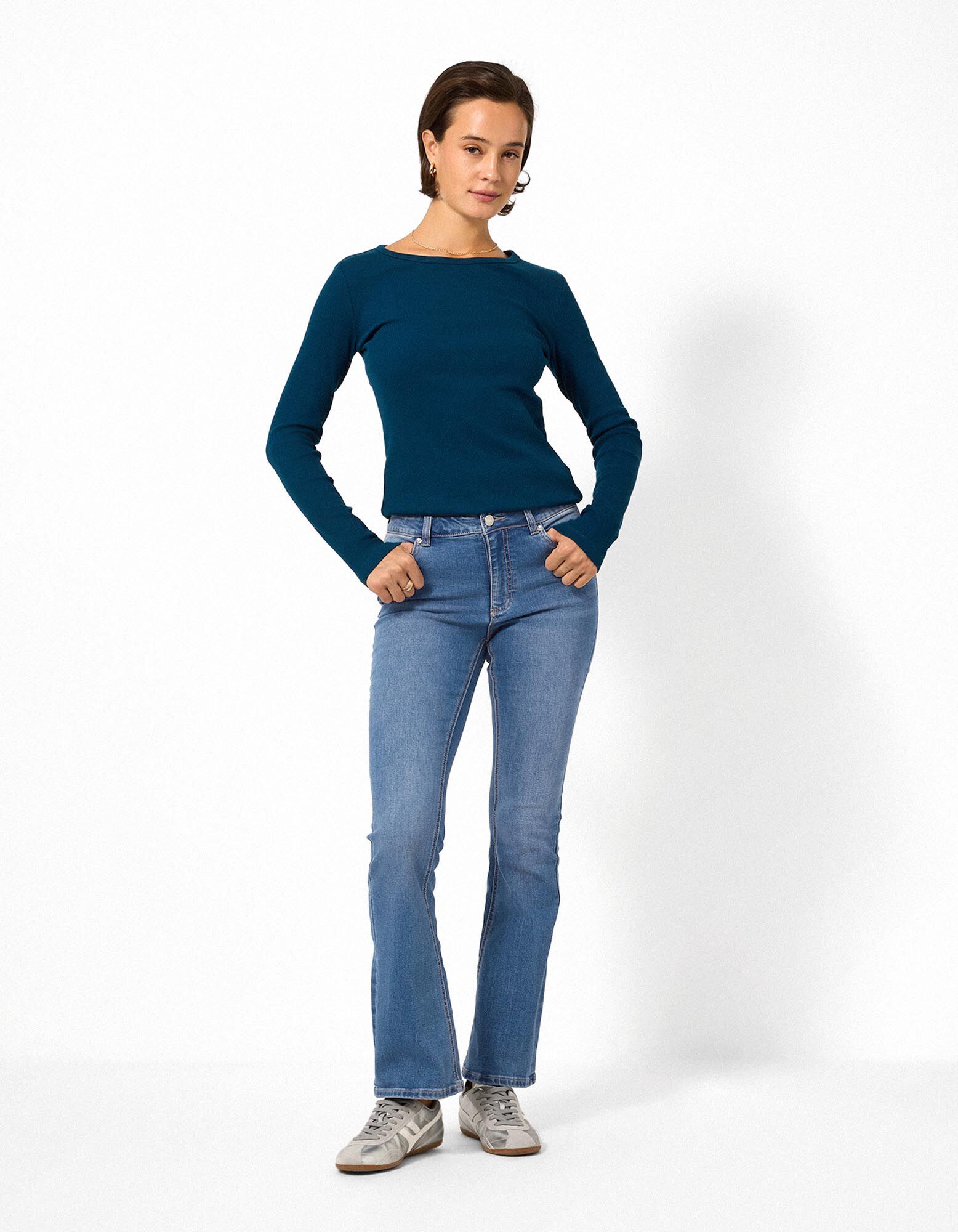 Jeans - Bootcut Fit - blau
