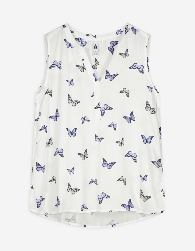 Top sans manches - blanc