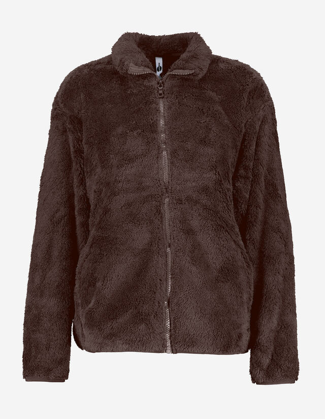 Damen Sweatjacke - Teddyfell