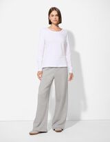 Nadrág - Csipkerátéttel - vilagos szurke