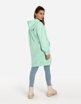 Ruha - Zsinóros kapucni - zöld