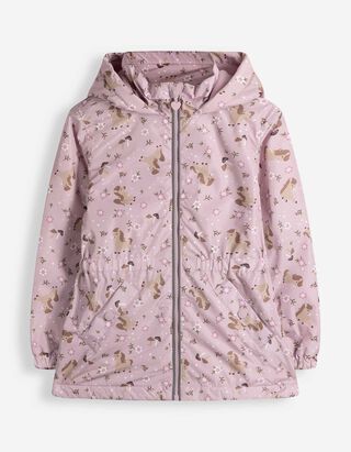 Jacke - Allover-Print - Flieder