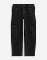 Cargo broek - Baggy fit - zwart