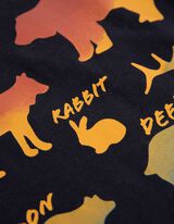 Mar&scaron;kinėliai ilgomis rankovėmis - Su paveikslėliais - tamsiai melynas