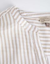 Palaidinė - Lino mi&scaron;inys - smelio spalvos