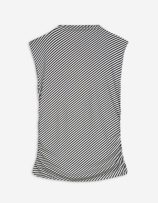 Top - Mockneck - weiß