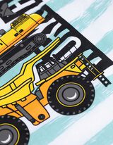 Tanktop - Print all-over - wit