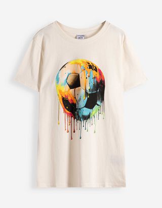 T-Shirt - Frontprint - Off-White