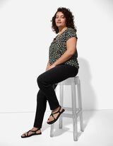 Jegging - Riemlussen - zwart