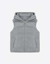 kamizelka - Odwracalne - szary