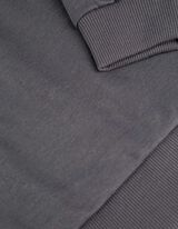 Pullover - Baumwoll-Mix - dunkelgrau