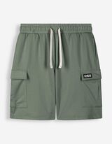 Cargoshorts - Sweat - dunkelgr&uuml;n