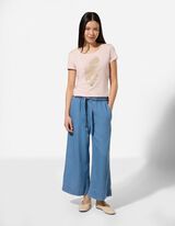 T-Shirt - Glitzerprint - Rosa