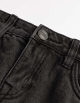 Dž&iacute;ny - Rovn&yacute; střih Straight Fit - cern&aacute;