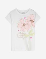 T-Shirt - Frontprint - weiß