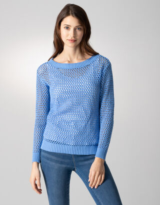 Pull-over - Coupe Regular Fit - Bleu clair