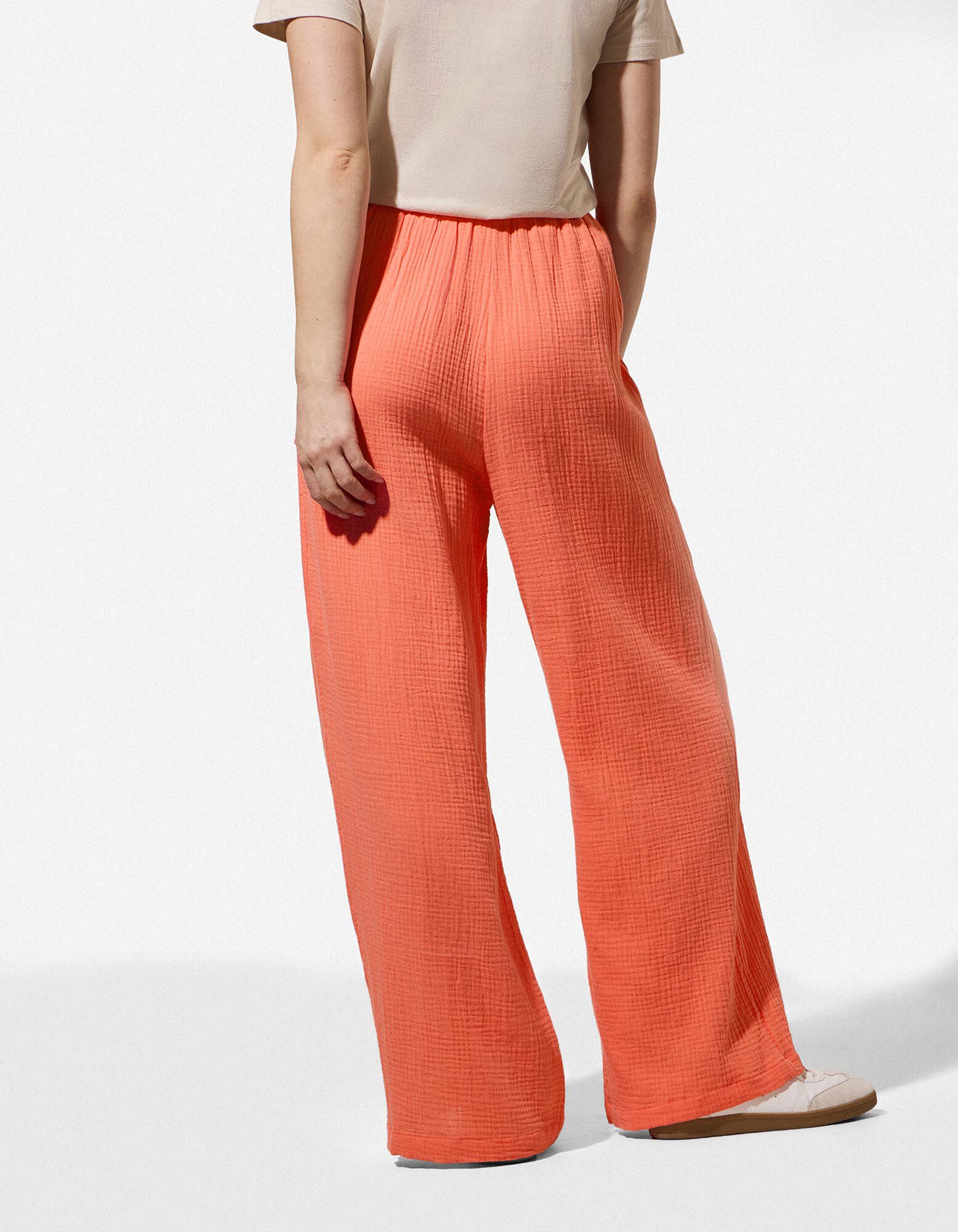 Palazzo - Musselin - Orange