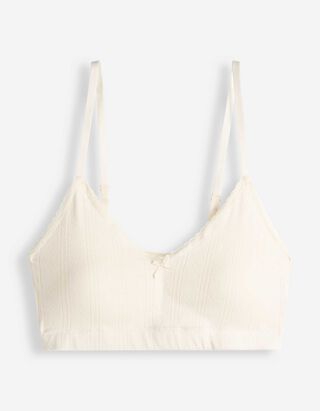 Bustier - Pointelle - hellgelb