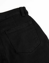 Farmernadr&aacute;g - Magas derek&uacute; - fekete