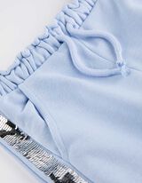 Hlače za jogging - Reverzibilne šljokice - svijetlo plava