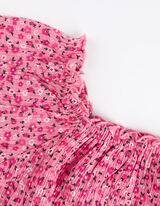 Bluză cu mânecă scurtă - scurt - Roz