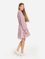 sukienka koszulowa - Szyfon - lila