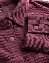 Hemdbluse - Aufgesetze Taschen - Lila